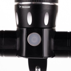LAMPKA ROWEROWA T6 USB + TYLNE ŚWIATŁO 23681 - MOCNE OŚWIETLENIE I BEZPIECZEŃSTWO