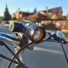 LAMPKA ROWEROWA T6 USB + TYLNE ŚWIATŁO 23681 - MOCNE OŚWIETLENIE I BEZPIECZEŃSTWO