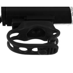 LAMPKA ROWEROWA LED USB + TYLNE ŚWIATŁO 23679 - KOMPLETNY ZESTAW OŚWIETLENIA