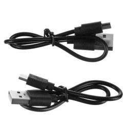 LAMPKA ROWEROWA LED USB + TYLNE ŚWIATŁO 23679 - KOMPLETNY ZESTAW OŚWIETLENIA