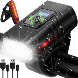 LAMPKA ROWEROWA 4T6 USB +...