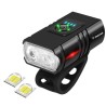 LAMPKA ROWEROWA 4T6 USB + TYLNE ŚWIATŁO 23677 - EKSTREMALNIE JASNA I FUNKCJONALNA