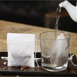 TOREBKI NA HERBATĘ - ZESTAW 100SZT - PRAKTYCZNE I EKOLOGICZNE
