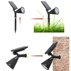 LAMPA SOLARNA OGRODOWA - REFLEKTOR - ENERGOOSZCZĘDNA I WYTRZYMAŁA