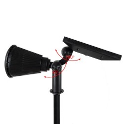 LAMPA SOLARNA OGRODOWA - REFLEKTOR - ENERGOOSZCZĘDNA I WYTRZYMAŁA