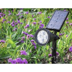 LAMPA SOLARNA OGRODOWA - REFLEKTOR - ENERGOOSZCZĘDNA I WYTRZYMAŁA