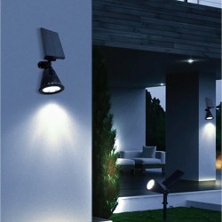LAMPA SOLARNA OGRODOWA - REFLEKTOR - ENERGOOSZCZĘDNA I WYTRZYMAŁA