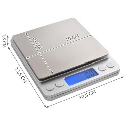 WAGA KUCHENNA 2KG - KOMPAKTOWA I DOKŁADNA