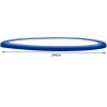 OSŁONA SPRĘŻYN DO TRAMPOLINY 244CM - NIEBIESKA - TRWAŁA OCHRONA