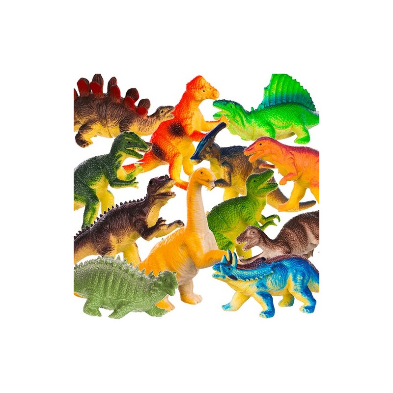 DINOZAURY - ZESTAW FIGUREK - KREATYWNA ZABAWA EDUKACYJNA
