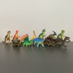 DINOZAURY - ZESTAW FIGUREK - KREATYWNA ZABAWA EDUKACYJNA