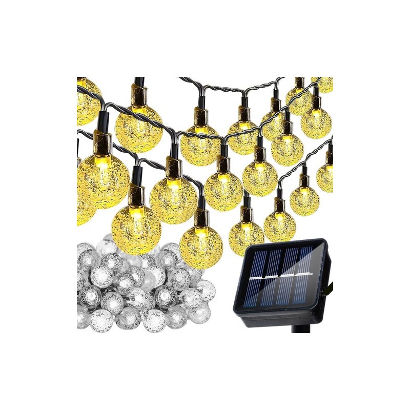 GIRLANDA SOLARNA 12M IP65 GARDLOV 24010 - IDEALNA NA OGRODOWE IMPREZY