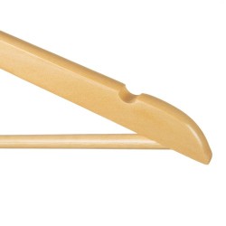 WIESZAK NA UBRANIA 10SZT. - DREWNIANY - SOLIDNE I ELEGANCKIE
