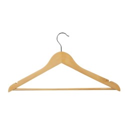 WIESZAK NA UBRANIA 10SZT. - DREWNIANY - SOLIDNE I ELEGANCKIE