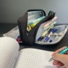 PIÓRNIK ROZKŁADANY POTRÓJNY - CZARNY MAALEO 24476 - DUŻA POJEMNOŚĆ