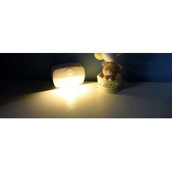 LAMPKA NOCNA LED Z CZUJNIKIEM RUCHU - ENERGOOSZCZĘDNA