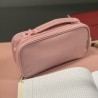 PIÓRNIK ROZKŁADANY PODWÓJNY - RÓŻOWY MAALEO 24517 - ELEGANCKI I PRAKTYCZNY