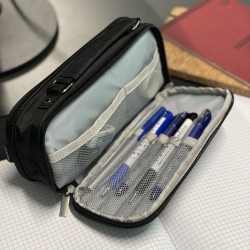 PIÓRNIK ROZKŁADANY PODWÓJNY - CZARNY MAALEO 24516 - UNIWERSALNY I POJEMNY