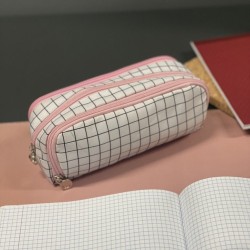 PIÓRNIK ROZKŁADANY POTRÓJNY - W KRATKĘ - KREATYWNY DESIGN