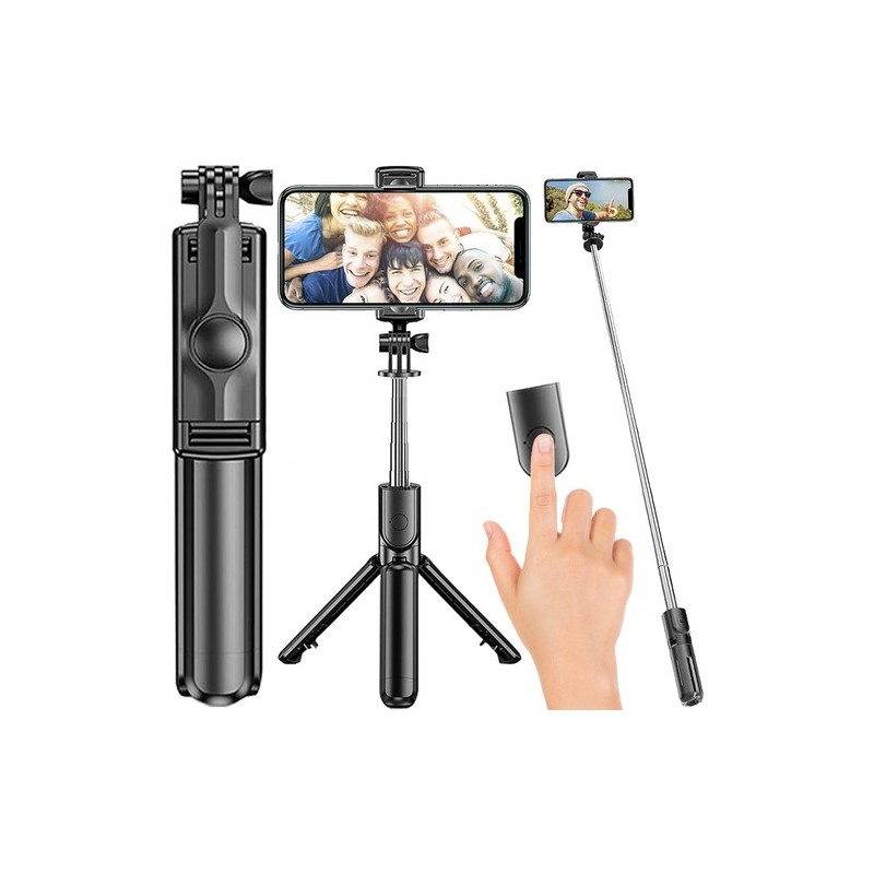 KIJEK DO SELFIE/ STATYW + PILOT - UNIWERSALNE AKCESORIUM
