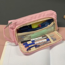 PIÓRNIK ROZKŁADANY PODWÓJNY - RÓŻOWY MAALEO 24519 - MODNY WYGLĄD