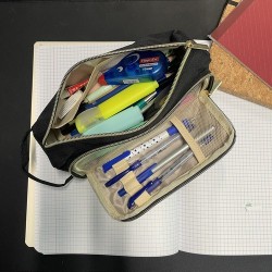 PIÓRNIK ROZKŁADANY PODWÓJNY - CZARNY MAALEO 24502 - KLASYCZNY STYL