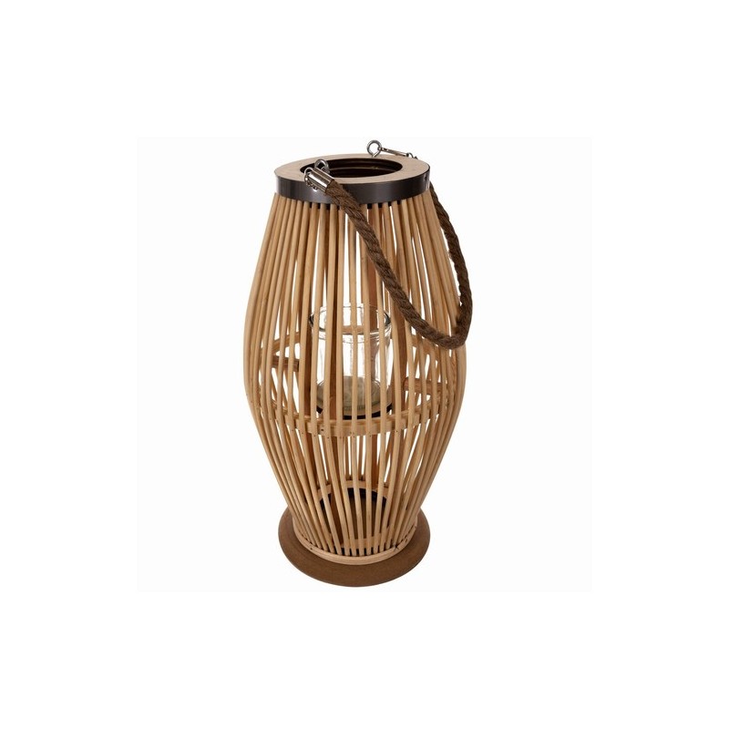 LAMPION BAMBUSOWY RATTANOWY - EKOLOGICZNY DESIGN