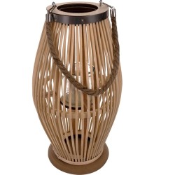 LAMPION BAMBUSOWY RATTANOWY - EKOLOGICZNY DESIGN
