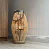 LAMPION BAMBUSOWY RATTANOWY - EKOLOGICZNY DESIGN