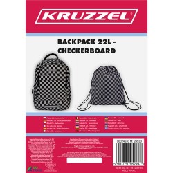PLECAK 22L - SZACHOWNICA KRUZZEL 24530 - ORYGINALNY WYGLĄD