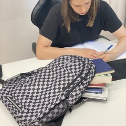 PLECAK 30L - SZACHOWNICA KRUZZEL 24531 - DUŻA POJEMNOŚĆ