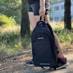 PLECAK 30L - CZARNY KRUZZEL 24525 - KLASYCZNY DESIGN