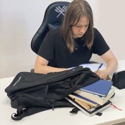 PLECAK 30L - CZARNY KRUZZEL 24525 - KLASYCZNY DESIGN