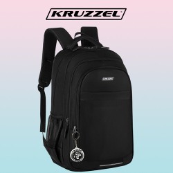 PLECAK 30L - CZARNY KRUZZEL 24525 - KLASYCZNY DESIGN
