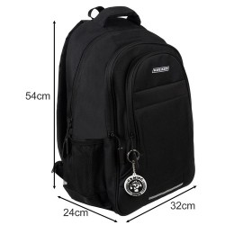 PLECAK 45L - CZARNY KRUZZEL 24526 - IDEALNY NA PODRÓŻE