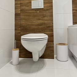 ZESTAW AKCESORIÓW ŁAZIENKOWYCH - BIAŁY RUHHY 24635