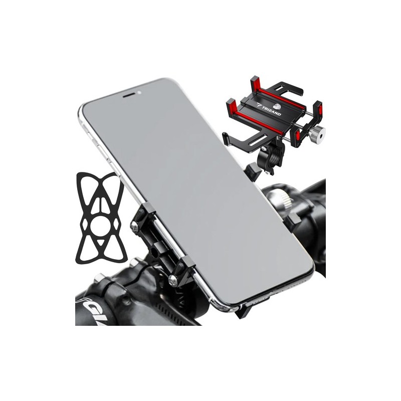 UCHWYT ROWEROWY NA TELEFON Z GUMKĄ - STABILNE MOCOWANIE