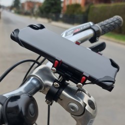 UCHWYT ROWEROWY NA TELEFON Z GUMKĄ - STABILNE MOCOWANIE