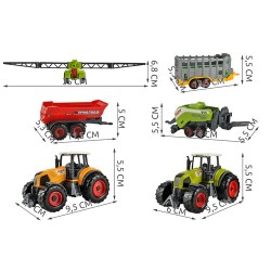 FARMA - ZESTAW MASZYN 6SZT - IDEALNY DLA DZIECI