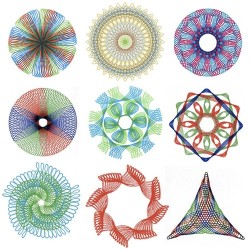 ZESTAW DO RYSOWANIA - SPIROGRAF - KREATYWNA ZABAWA