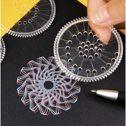 ZESTAW DO RYSOWANIA - SPIROGRAF - KREATYWNA ZABAWA