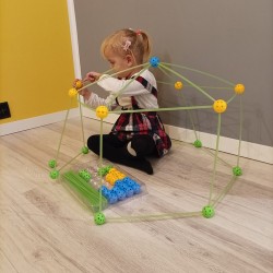KLOCKI SŁOMKI 100SZT. - NAMIOT KRUZZEL 24536