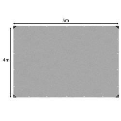 PLANDEKA 4X5M GARDLOV 24653 - WYTRZYMAŁA I PRAKTYCZNA