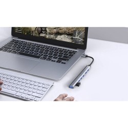 HUB USB - 1 PORT 3.2 + 6 PORTÓW 2.0 IZOXIS 24374
