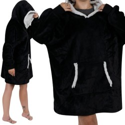 BLUZA XXL - KOC CZARNY...