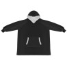 BLUZA XXL - KOC CZARNY RUHHY 24403 - KOMFORT I CIEPŁO