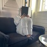 BLUZA XXL - KOC SZARY RUHHY 24402 - IDEALNA NA CHŁODNE DNI