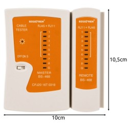 TESTER KABLI RJ45/RJ11 - SZYBKA DIAGNOSTYKA