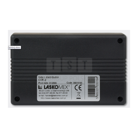 CVR-2 Rozdzielacz sygnału wideo do 4 monitorów, LASKOMEX