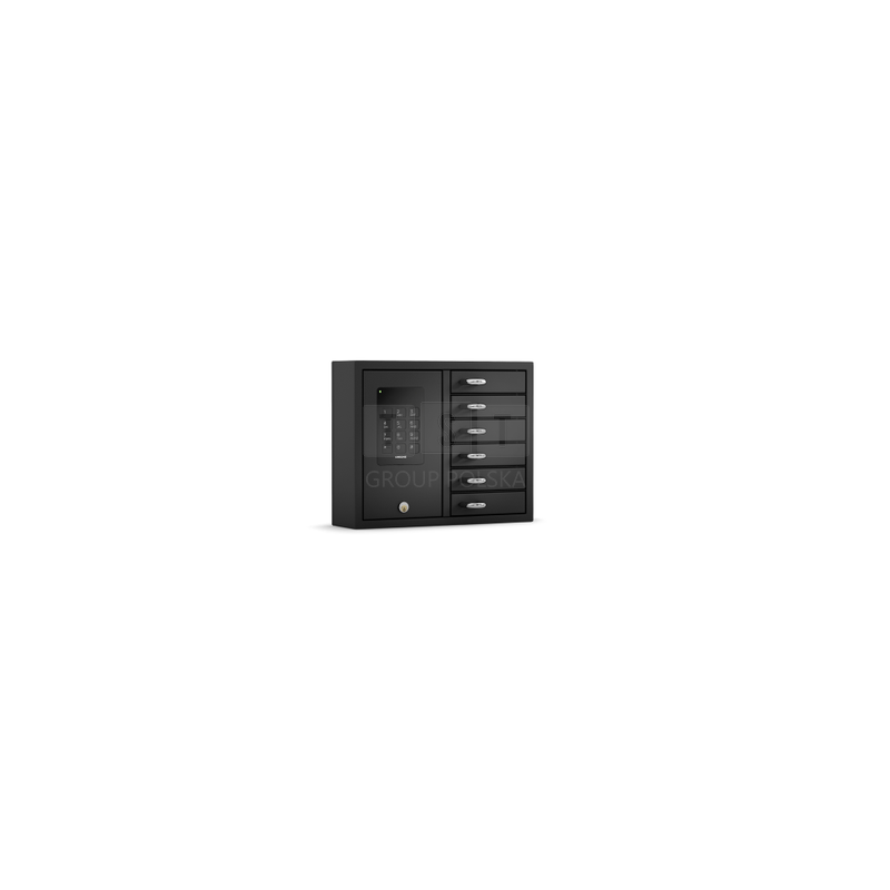 141360-KeyBox9006BS Depozytor podstawowy 6 skryt,stal szlach